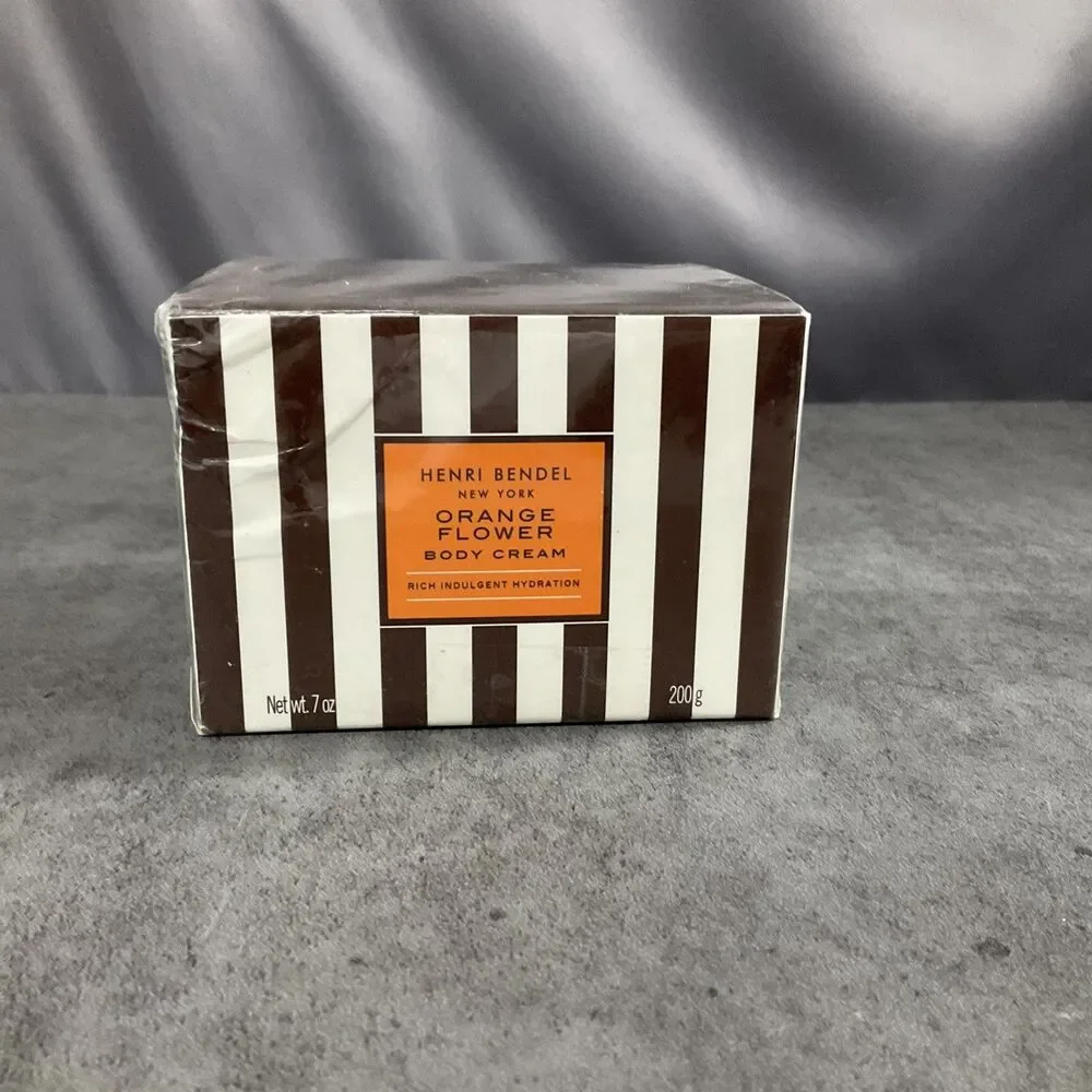 Henri Bendel Pronged Flower Body Cream NIB 7 Oz